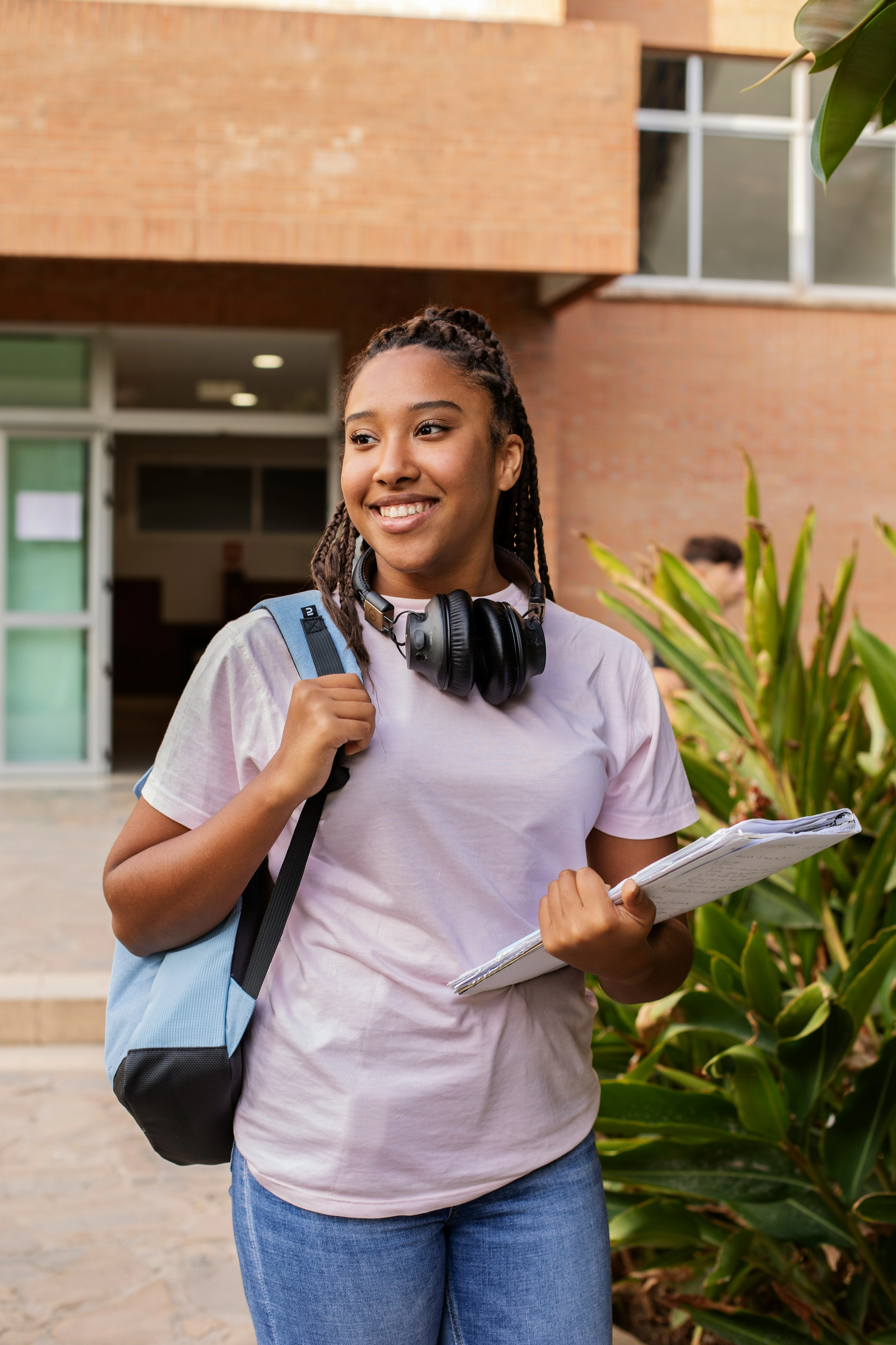 African university student using StackEDU